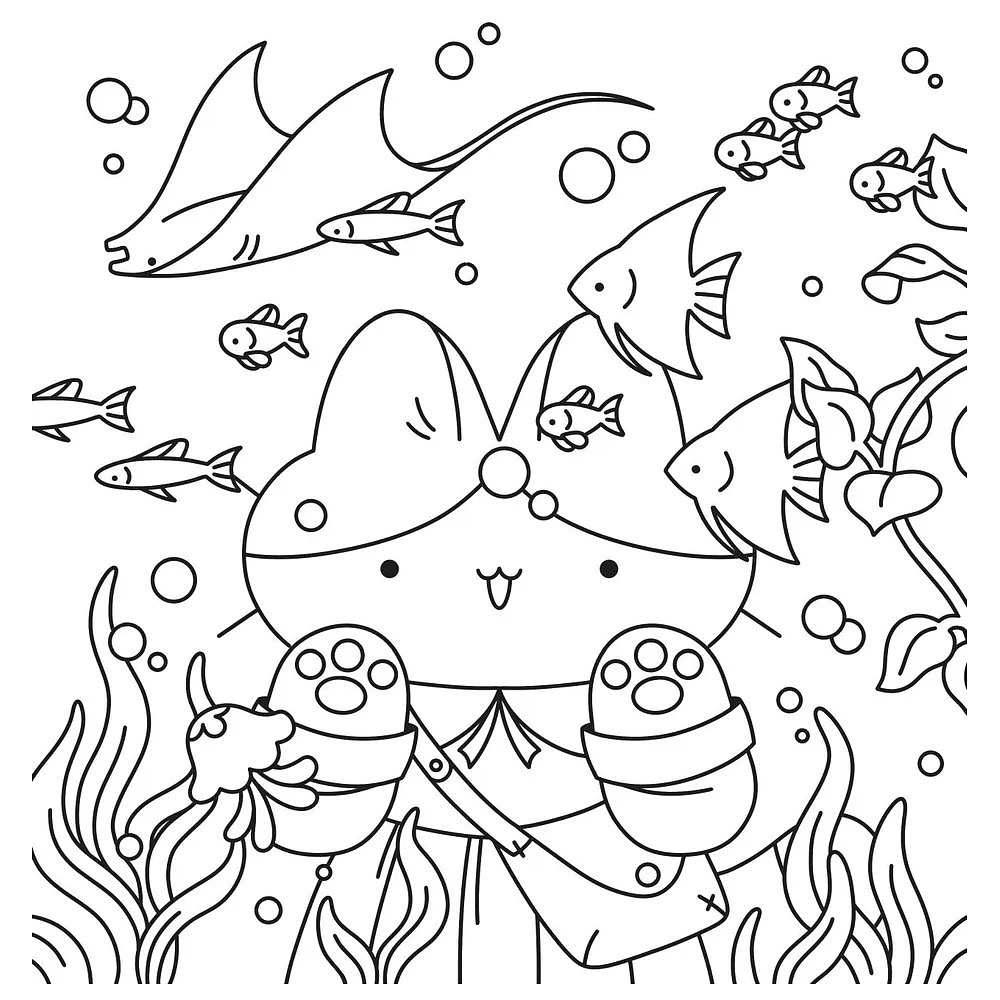 Раскраска "Теплые истории кошечки Шуни. Комфортная раскраска-антистресс", Stoboy - 9