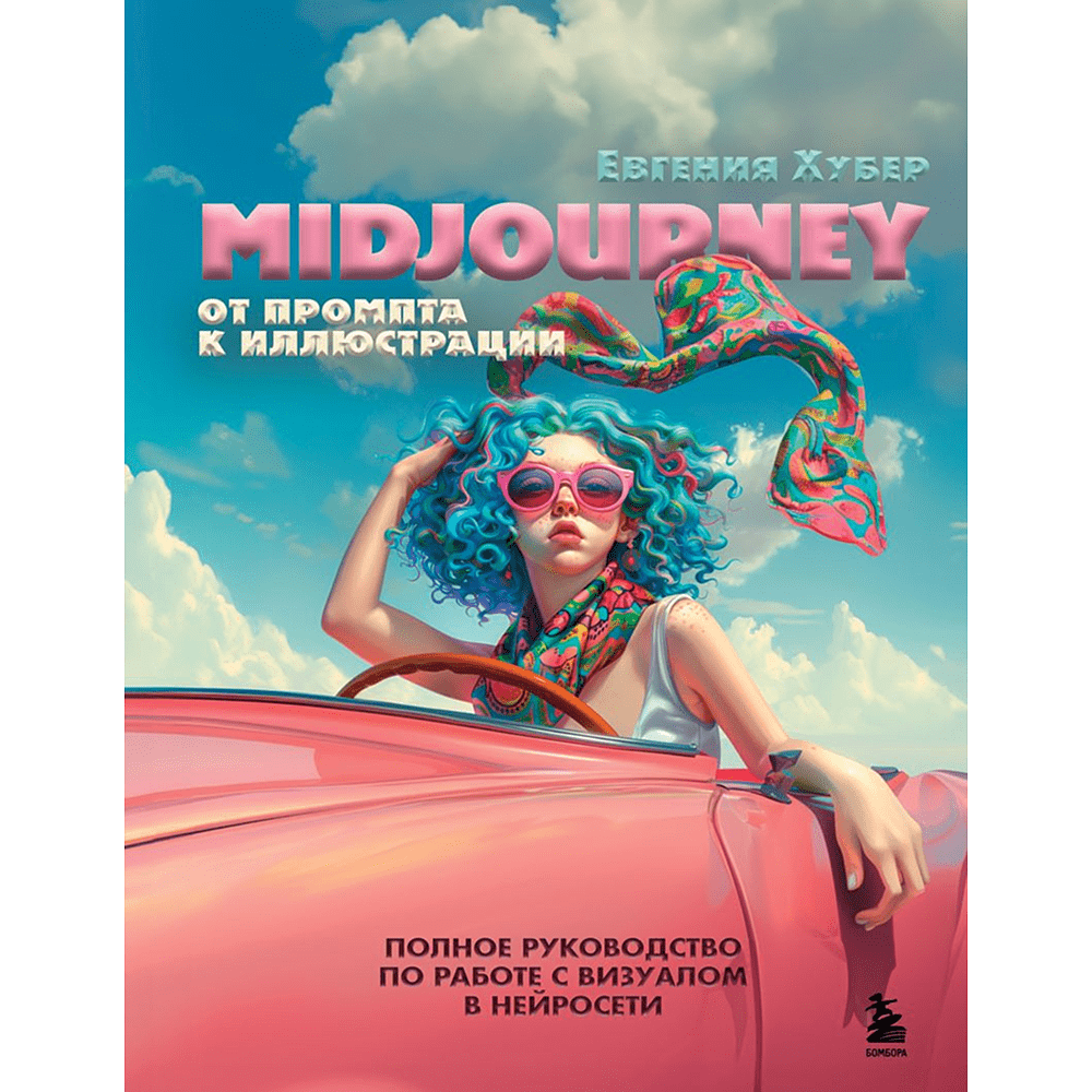 Книга "Midjourney: от промпта к иллюстрации. Полное руководство по работе с визуалом в нейросети", Евгения Хубер