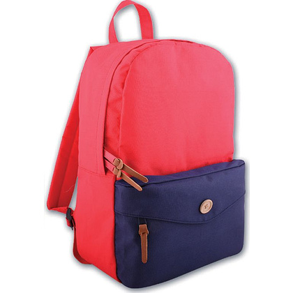 Рюкзак молодежный "Красный+синий", красный, синий