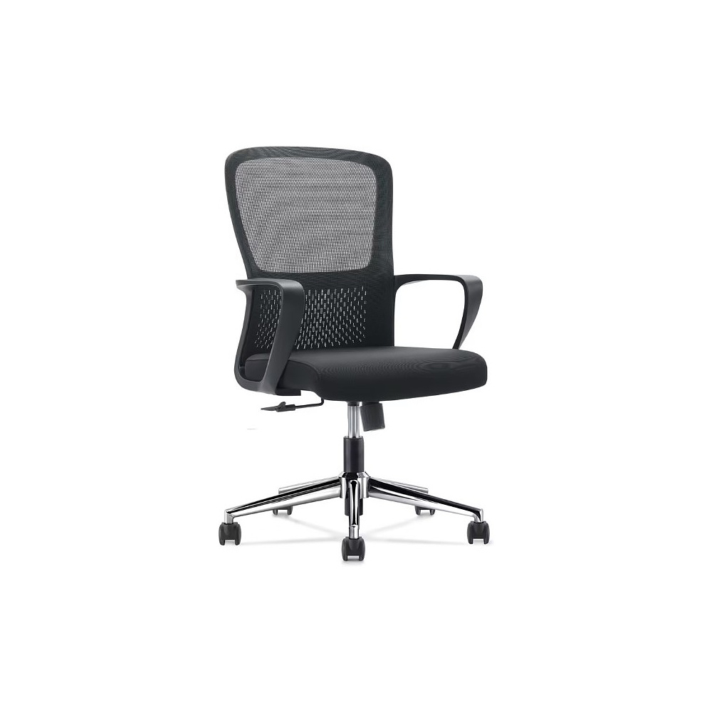 Кресло компьютерное SitZone U-069B, сетка, ткань, черный, 2 шт/упак