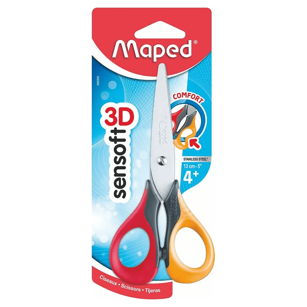 Ножницы Maped "Sensoft" для левши, 13.5 см - 2