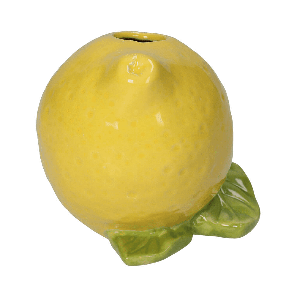 Ваза "Lemon", керамика, желтый