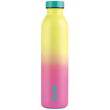 Бутылка термическая "Sunset series" Milan, металл, 591 мл, желто-розовый