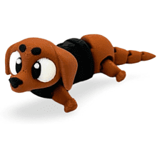 Игрушка 3D "Такса Эмма"