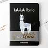 Ежедневник недатированный "La-la llama", A5, 192 страницы, черный - 2