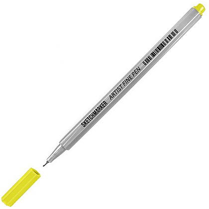 Ручка капиллярная "Sketchmarker", 0.4 мм, желтый флуоресцентный