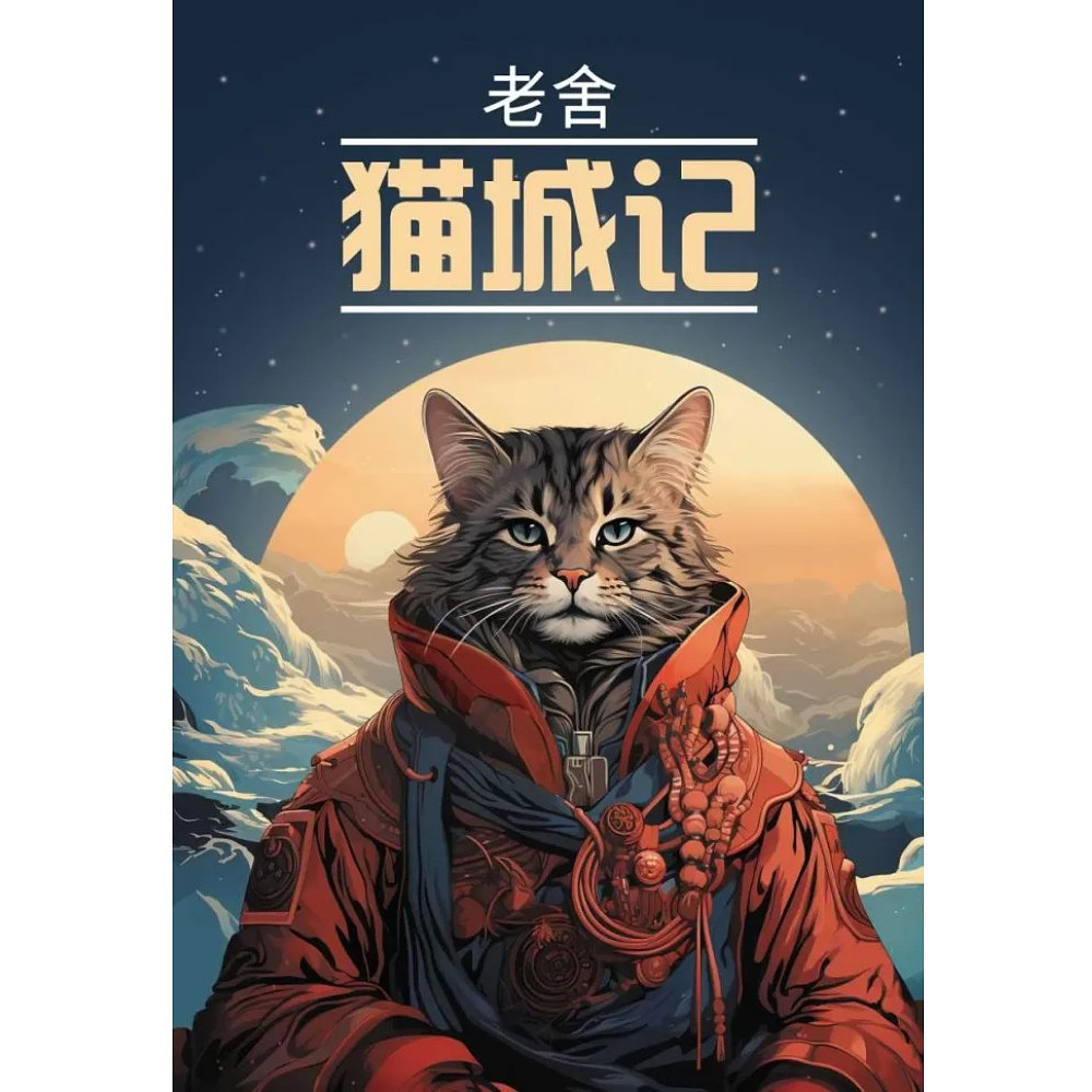 Книга "Записки о кошачьем городе" (китайск.яз.), Лао Шэ