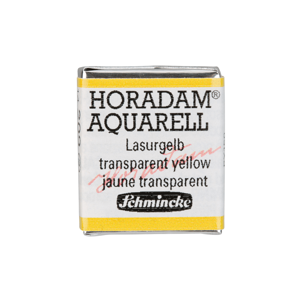 Краски акварельные "Schmincke Horadam", 209 желтый прозрачный, полукювета