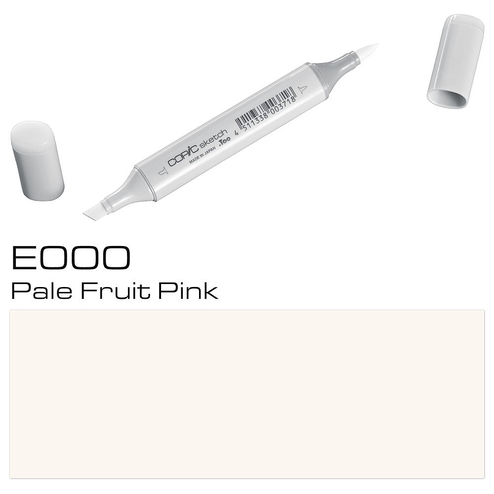 Маркер перманентный "Copic Sketch", E-000 бледно-фруктовый розовый