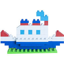 Ластик Iwako "Blocks Steamboat Kit", 1 шт, ассорти, блистер