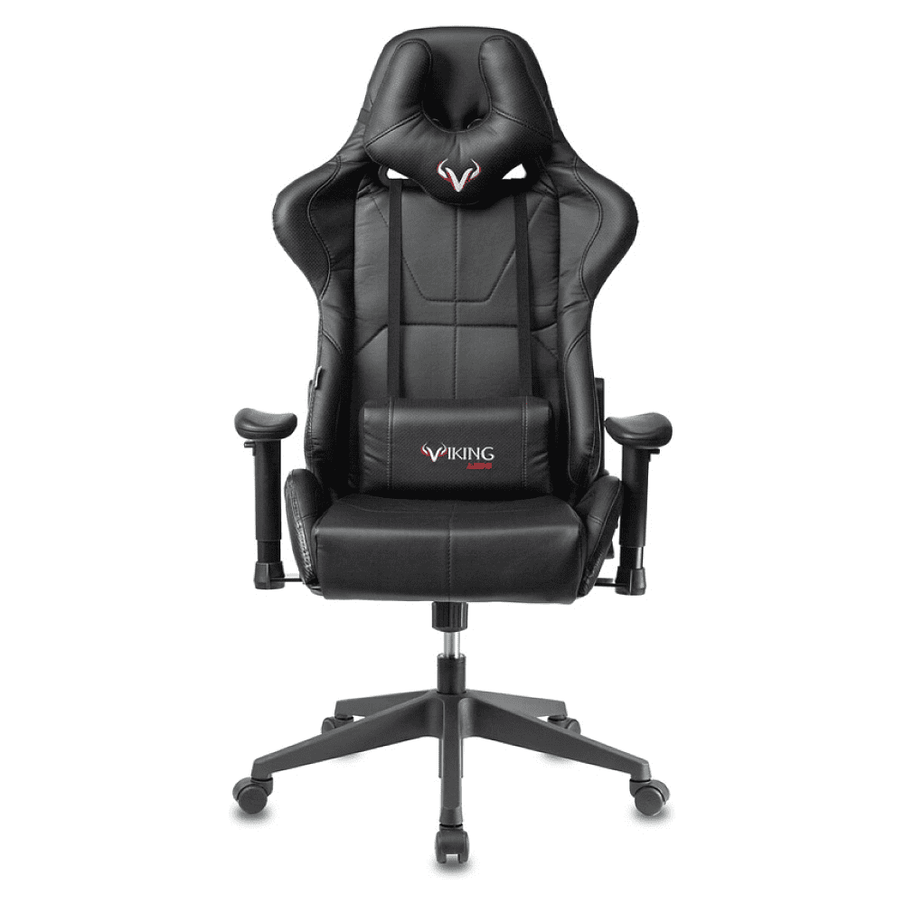 Кресло игровое Бюрократ Zombie VIKING 5 AERO Black Edition экокожа, черный - 2