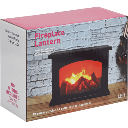 Украшение новогоднее "Светильник. Камин" - 8