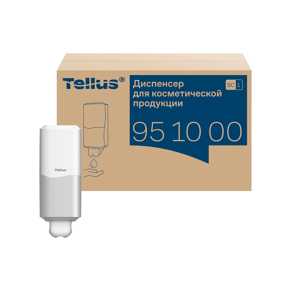 Диспенсер Tellus для косметической продукции, белый, SC1 - 3