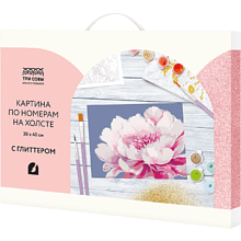 Картина по номерам "Серебро на цветке"