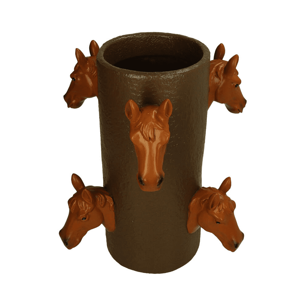 Ваза "Horse", полирезина, коричневый
