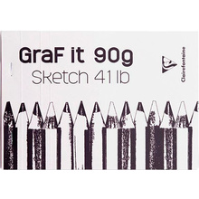 Скетчбук "Graf It", A5, 90 г/м2, 80 листов, белый