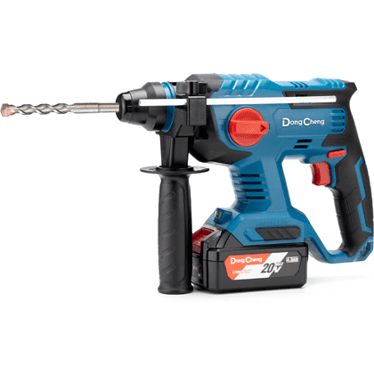 Аккумуляторный перфоратор DongCheng DCZC22 (TYPE BM), 20 В, 2.2 Дж, 2 АКБ, 4 Ач, З/У 2 А