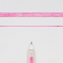 Ручка гелевая "Gelly Roll Glaze", 0.6 мм, прозрачный, стерж. светло-розовый