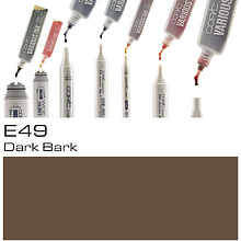 Чернила для заправки маркеров "Copic", E-49 тёмная кора