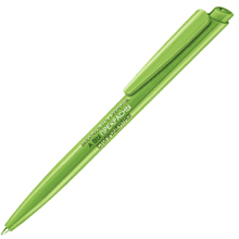 Ручка шариковая автоматическая Senator "Dart Polished. Валентность есть у элементов, а Вы прекрасны стопроцентно", 1.0 мм, светло-зеленый, стерж. синий