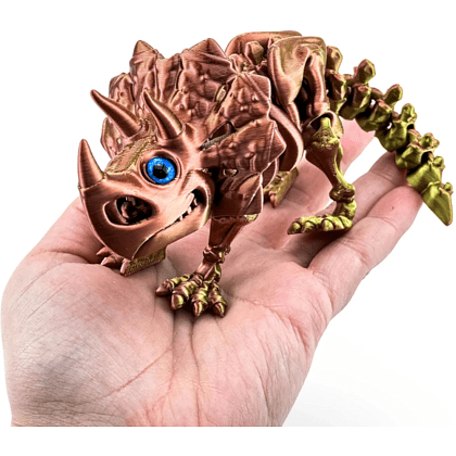 Игрушка 3D "Трицератопс Скелет Церра" - 4