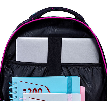 Рюкзак школьный Astra "Sleepy Koala", черный, розовый - 5