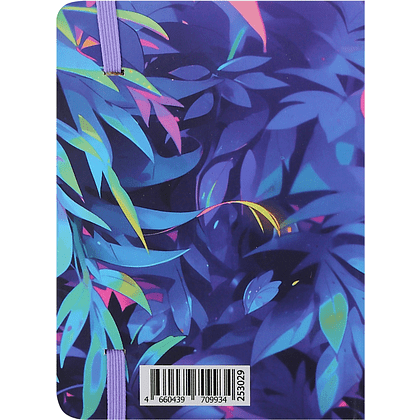 Книга записная "Tropical cat", А6, 64 листа, в линейку, разноцветный - 3