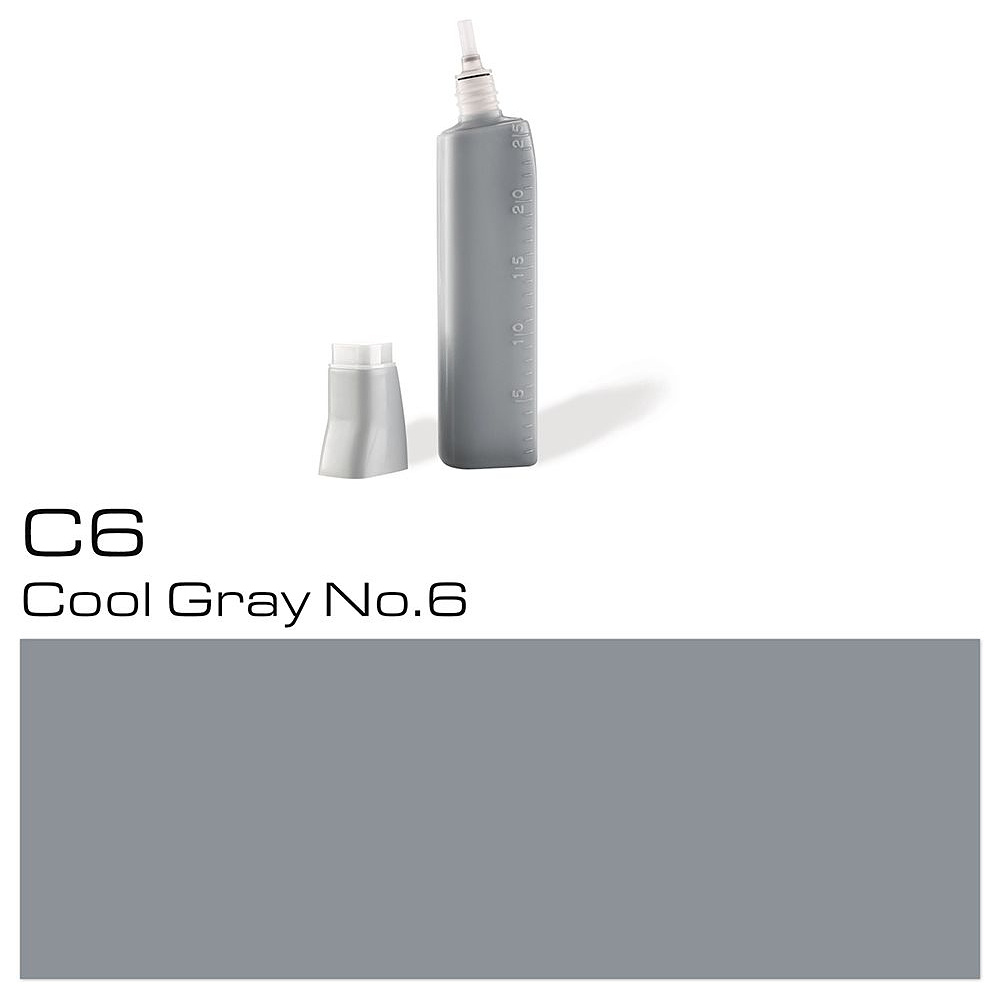 Чернила для заправки маркеров "Copic", C-6 холодный серый №6
