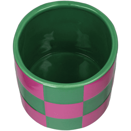 Кашпо "Blocks", доломит, розовый, зеленый - 2