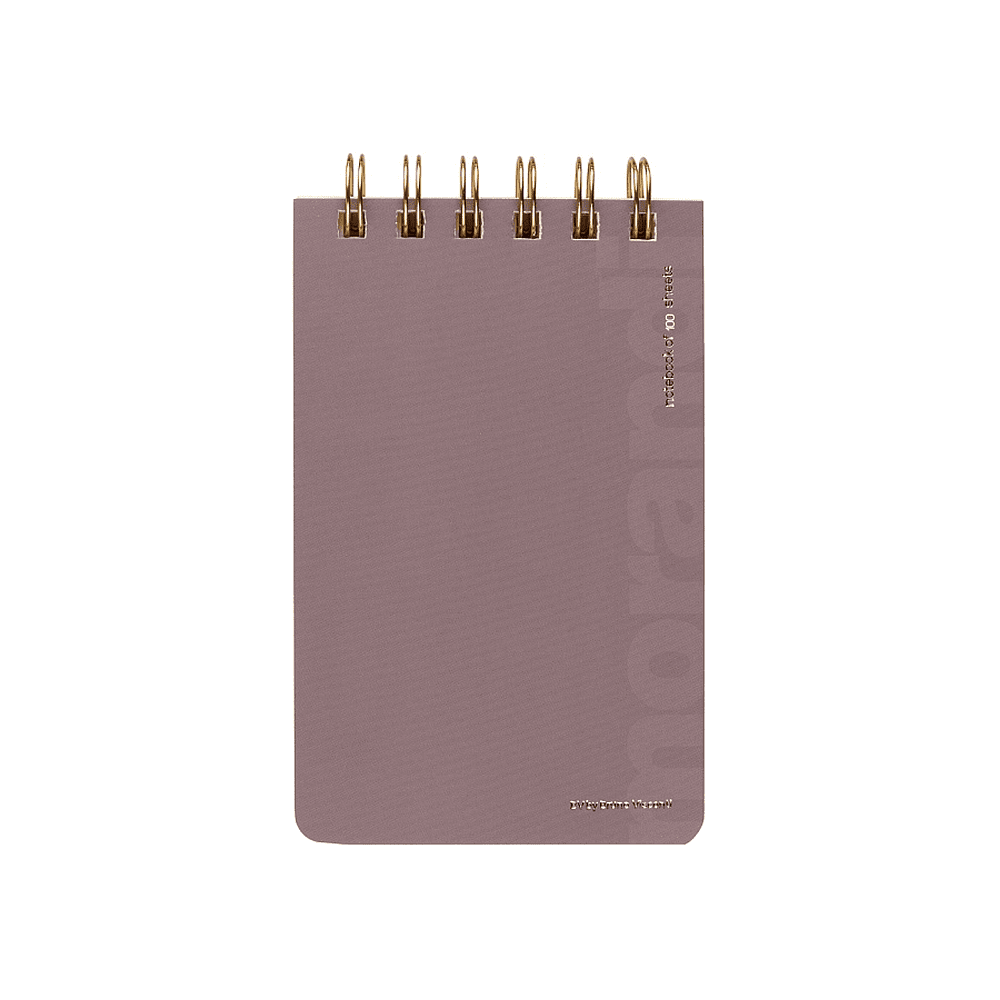 Блокнот "Monardi", В6, 100 листов, линейка, спираль сверху, фиолетовый - 2