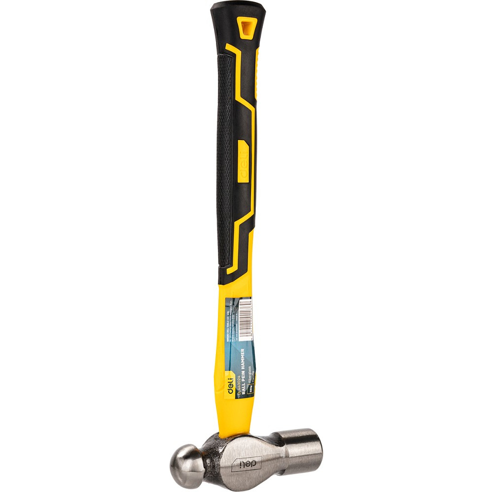Молоток шаровой Deli YS EDL443024, 0,68 кг, фибергласовая рукоятка - 2