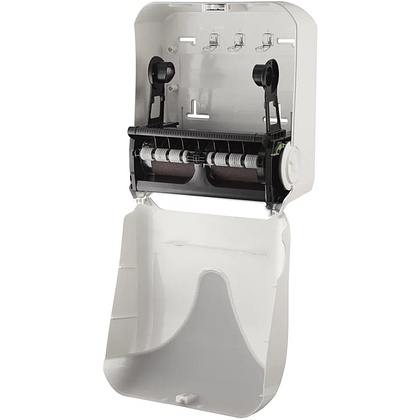 Диспенсер для полотенец рулонных "VEIRO Professional POD", пластик, белый - 3