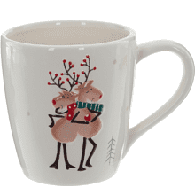 Кружка керамическая "Олени", 500 мл, разноцветный