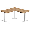 Каркас стола с электроприводом трехмоторный AOKE, Well Desk Wing Pro, белый (AK3YJYT-TYZF3-90/120/180 WH) - 5