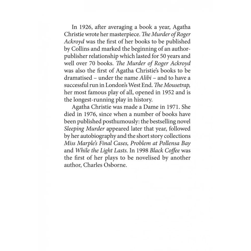 Книга на английском языке "Рождество Эркюля Пуаро. Hercule Poirot's Christmas", Агата Кристи - 3