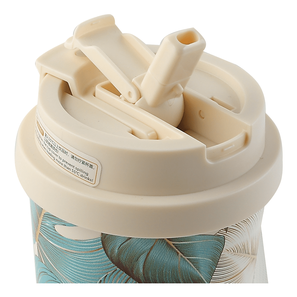 Термокружка "Тропические листья", 530 мл, морская волна - 3