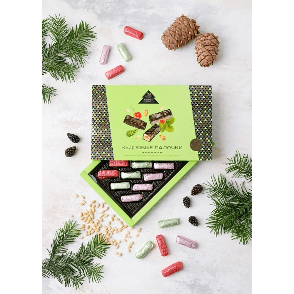 Конфеты "Сибирские конфеты", кедровые палочки, ассорти, 110 г - 5