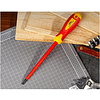 Отвертка диэлектрическая Deli YS EDL5161501, SL6,5х150 мм, желтый, красный - 3