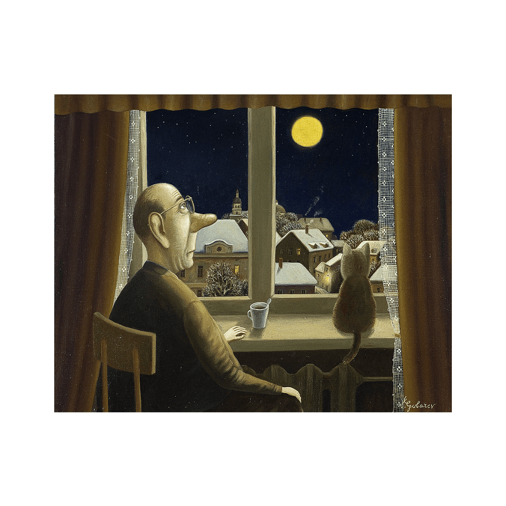 Картина по номерам "Не спится. Валентин Губарев", 40x50 см