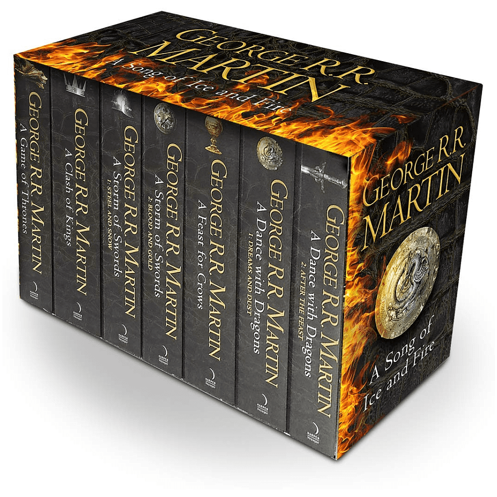 Комплект из 7 книг на английском языке "A Game of Thrones: The Complete Box Set", George R.R. Martin