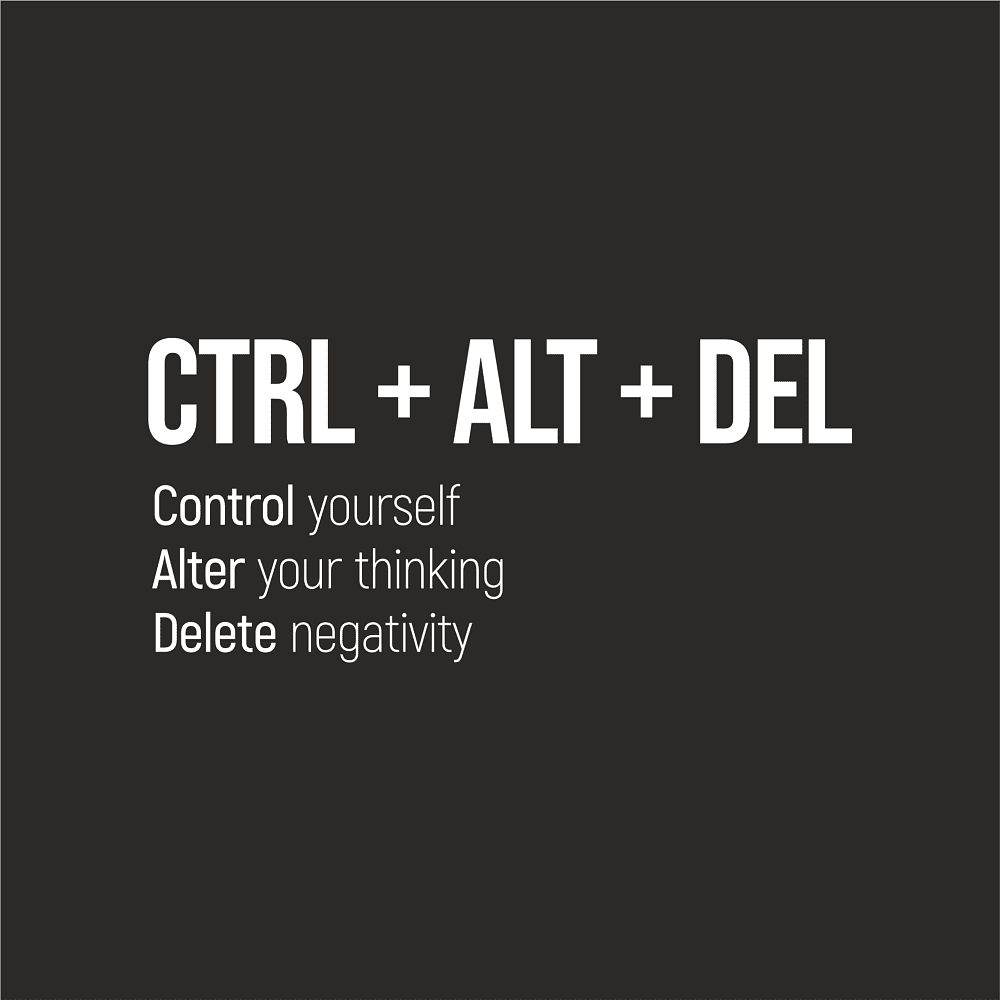 Кружка керамическая "CTRL+ALT+DEL", 350 мл, софттач, черный   - 2