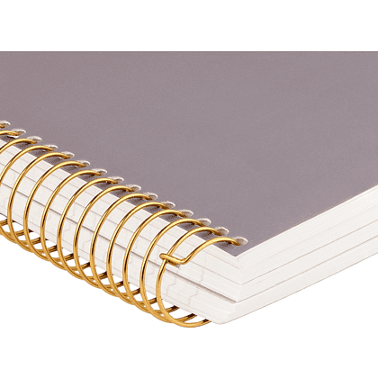 Книга записная "Carrarra", A5, 200 листов, клетка, линейка, точка, фиолетовый - 4