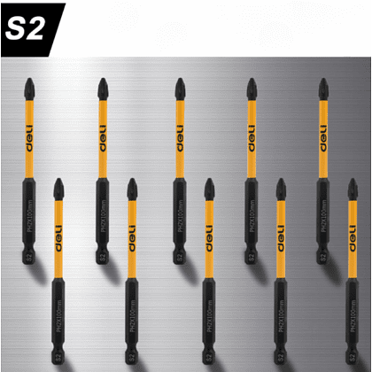 Бита Deli YS EDL251150, ударная, 10 шт., PH2 x 150 мм - 3