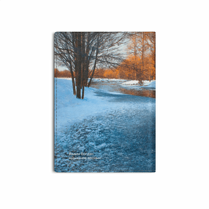 Обложка для паспорта "Дыхание весны", Вадим Богдан, натуральная кожа, разноцветный - 2