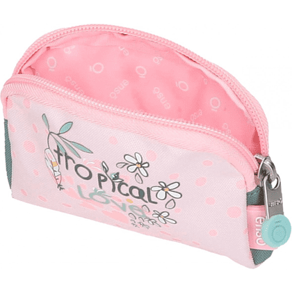 Кошелек-монетница "Tropical Love", розовый - 3