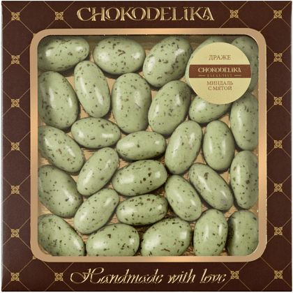 Драже "Миндаль с мятой", 90 г, новогодняя упаковка