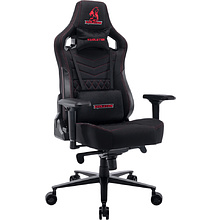 Кресло игровое Evolution Nomad, ткань, металл, черный, красный
