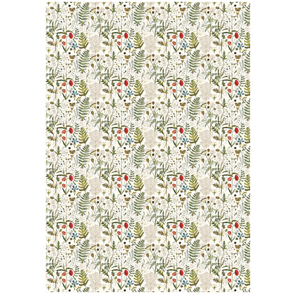 Бумага декоративная в рулоне "Flora. Луговые травы", 1 x 0,7 м - 4