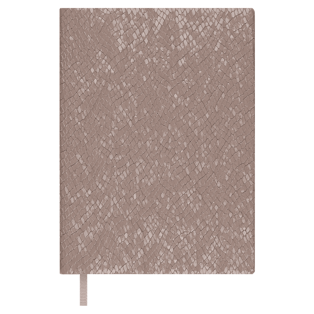 Ежедневник недатированный "Аспид Глосс", А6+, 320 страниц, линейка, пепельно-розовый