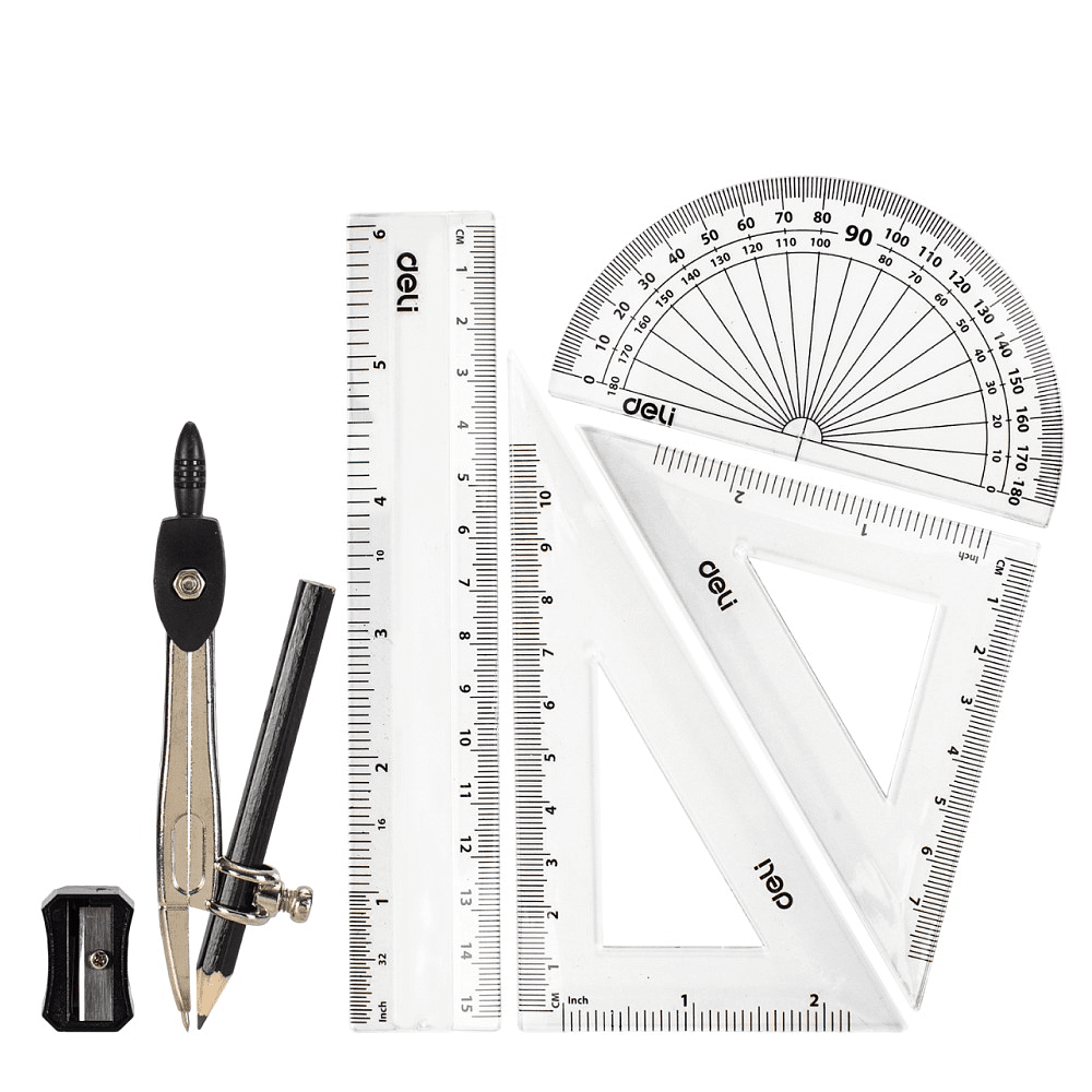 Набор для черчения "Deli EG30505", ассорти